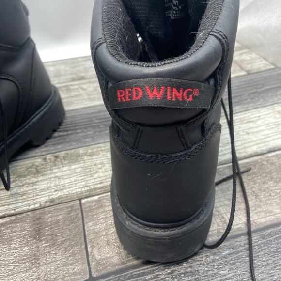 Red Wing Shoes Motorcycle Work Safety Comp Toe Lace Up Boots Sz 11 {7} - Picture 9 of 14